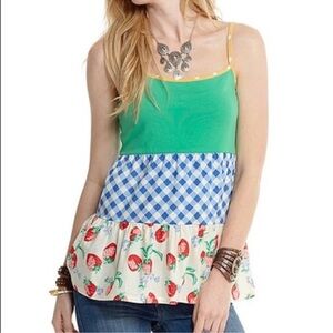 Matilda Jane Strawberry Biscotti Tank Top Size S
